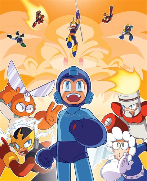 Mega Man Dr Wilys Revenge By Chezjibe On Deviantart