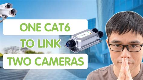 Install Two IP Cameras Over One Cat5e Cat6 Cable New Method YouTube