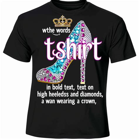 Empower Your Style With Blessed By God Ivy Black TShirt Sparkling Gems