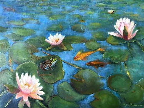 Lily Pad Painting