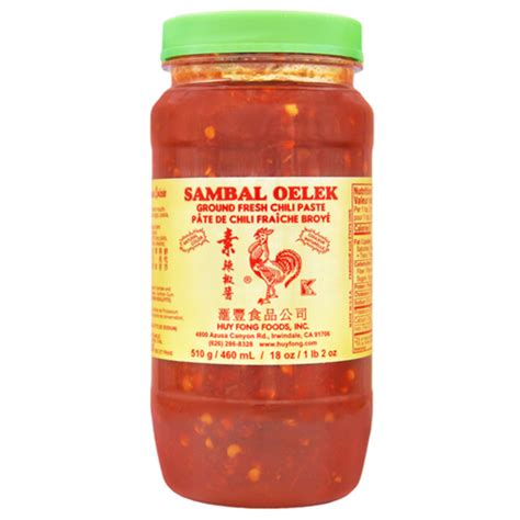 Huy Fong Sambal Oelek Ground Fresh Chili Paste Ml Voil Online