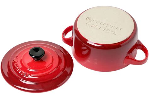 Le Creuset mini cocotte 10cm 0 25L rouge cerise Achetez à prix