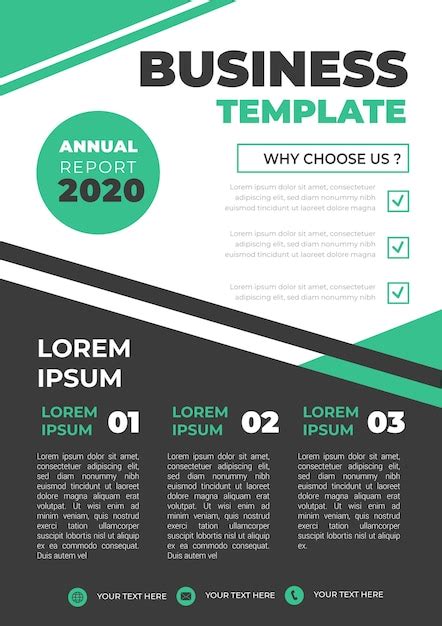 Free Vector Business Layout Template