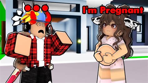 I Became Pregnant Roblox Brookhaven 🏡rp Youtube