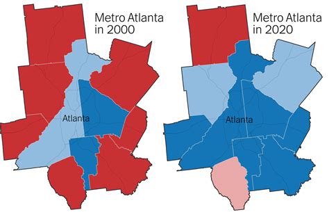 Atlanta Georgia Political Map Dorree Kassandra