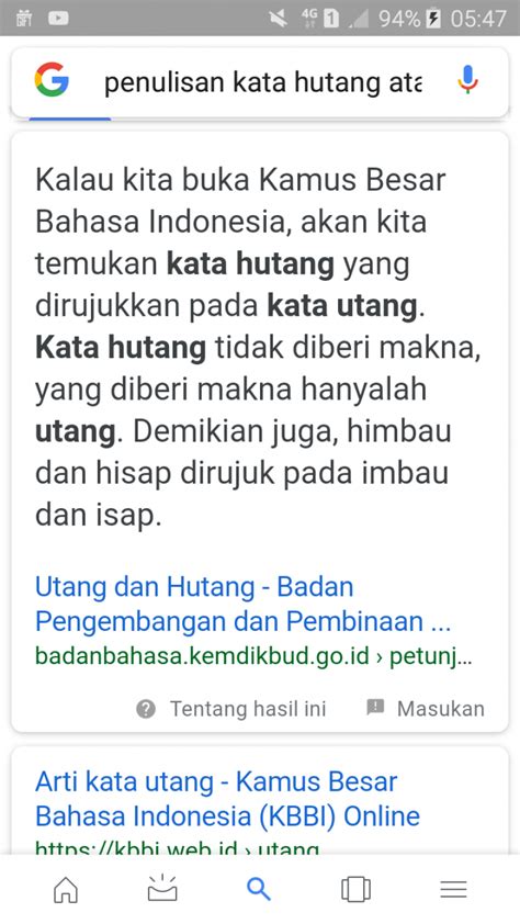 Yang Benar Hutang Apa Utang