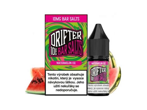 ᐉ Koupit Liquid Drifter Bar Salts Watermelon Ice 10ml Nejlepší Cena