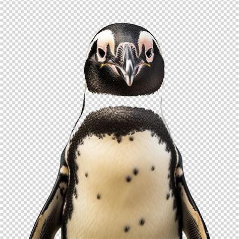 Premium Psd African Penguin Isolated On Transparent Background