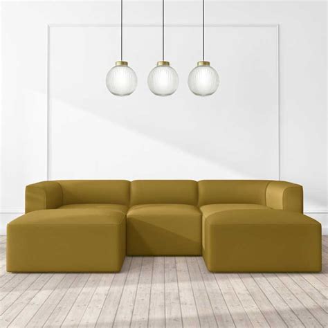 4-Seater U Shaped Leather Sofa - Paragon Furniture