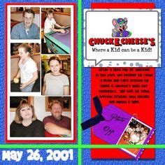 22 Scrappin Chuckee Cheese S Layouts Ideas Scrapbook Chuck E Cheese