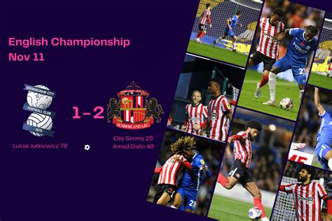 EFL Championship 2022/23: Birmingham vs Sunderland - data viz, stats ...