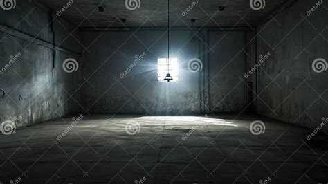 Eerie empty dark room stock illustration. Illustration of stark - 318214086