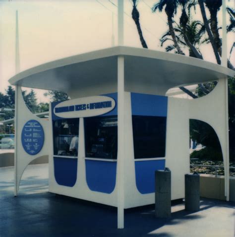 Kevin Kidney Disneyland Ticket Booth Tomorrowland 1967