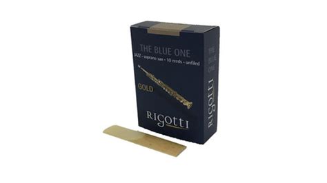 Caja de 10 Cañas Rigotti Gold para saxo soprano Brass Market