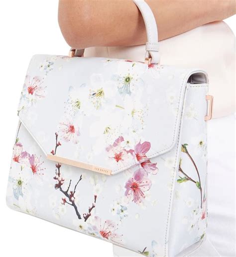 Ted Baker Grey Floral Purse Funeral Paul Smith