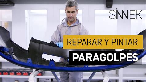 Cómo PINTAR y Reparar un PARAGOLPES YouTube