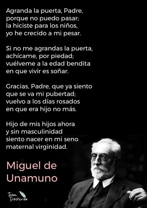 Arriba Imagen Miguel De Unamuno Agranda La Puerta Padre Abzlocal Mx