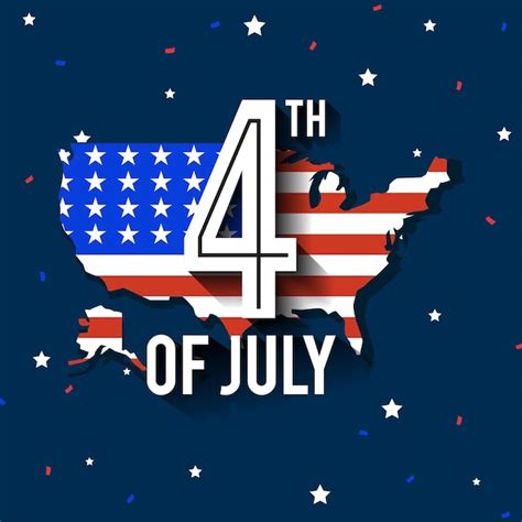 Premium Vector Happy Th Of July United States Independence Day