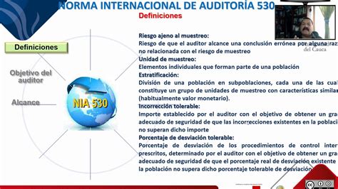 Norma Internacional De Auditoría Nia 530 Muestreo De Auditoría Youtube