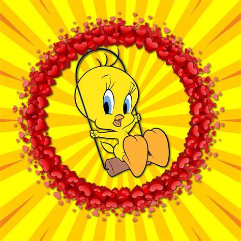 Tweety Bird Printable Digital Stickers Tweety Bird Svg Etsy