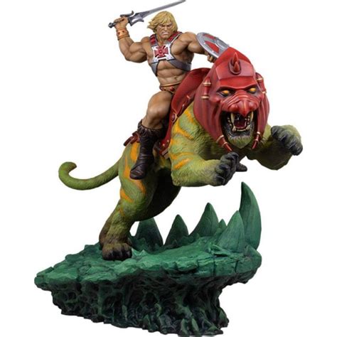 He Man Battlecat Tweeterhead Statue Masters Of The Universe