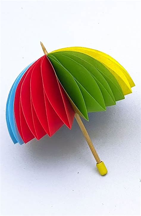 How To Make Paper Umbrella Paper Umbrellas Origami Umbrella Step By