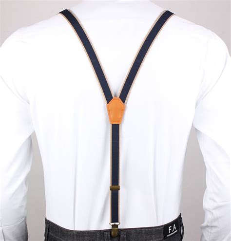 Vintage Elastic Suspender Clip Narrow Suspender For Men And Womens