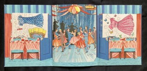 Original Lennon Sisters Paper Doll Book 1958 Uncut Trifolder Set 3850414015