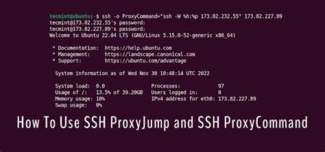 How To Use SSH ProxyJump And SSH ProxyCommand In Linux