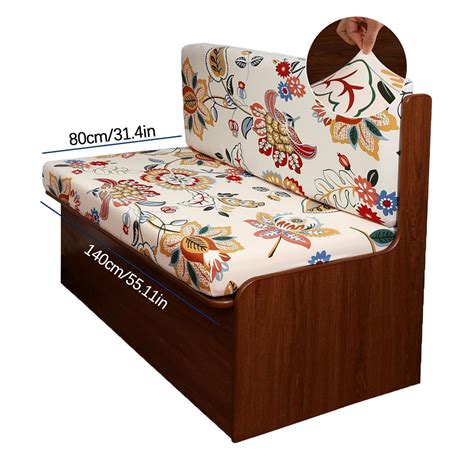 Linjieee Dinette Cushion Covers Printed Elastic Cushions for Bedsores Airplane Seat Cushion for ...