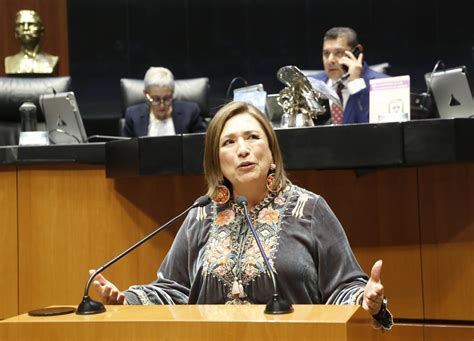 Senadora Xóchitl Gálvez Ruiz Al Referirse A Dos Dictámenes De Las