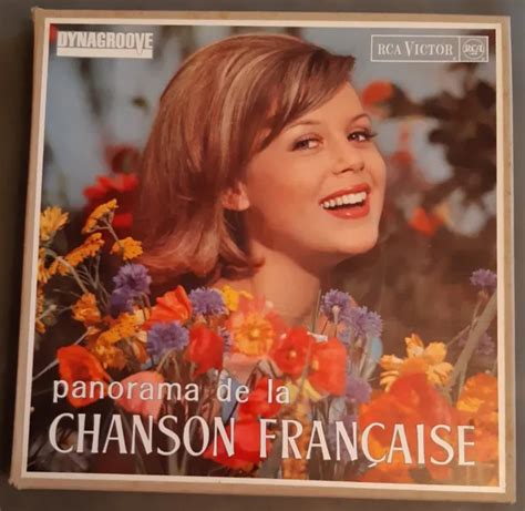 COFFRET DE 10 Disques Vinyles PANORAMA DE LA CHANSON FRANCAISE