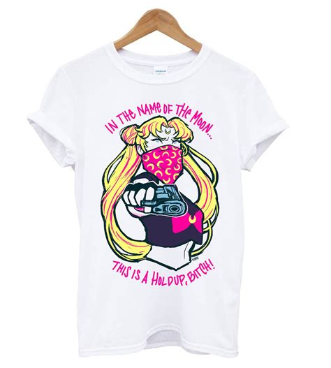 Sailor Moon In The Name Of The Moon T Shirt