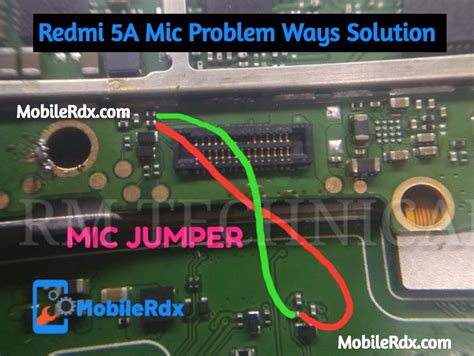 Redmi 5a Mic Ways Mic Problem Jumper Solution