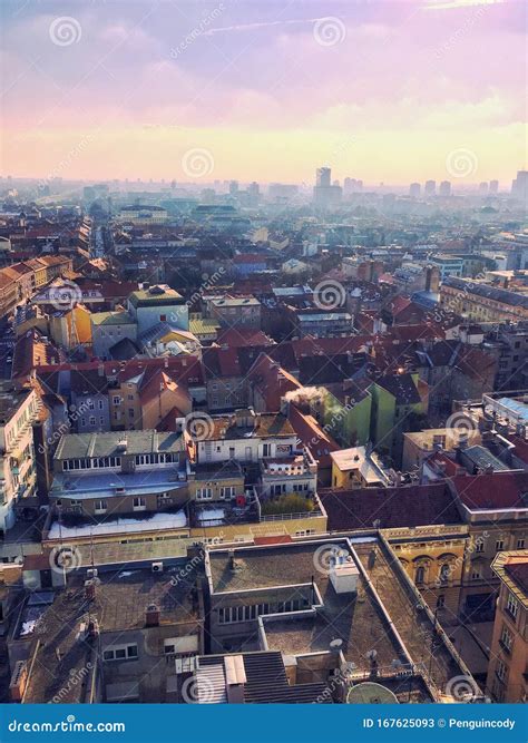 Zagreb Urban City View Stock Image Image Of Urban Zagreb 167625093