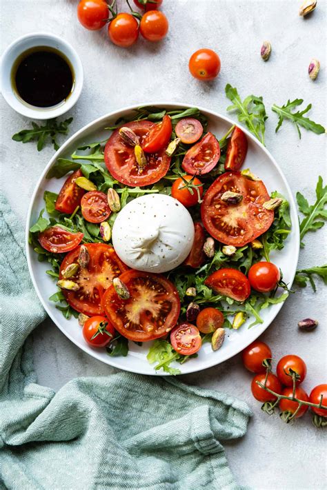 Tomaten Burrata Salat Caprese Schnelle Einfache Rezepte