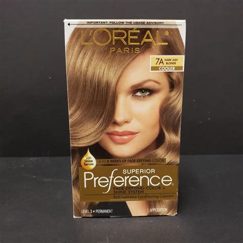 Loreal Hair Color Dark Ash Blonde