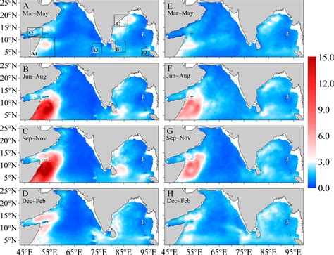 Frontiers Seasonal Variability Of Eddy Kinetic Energy In The North