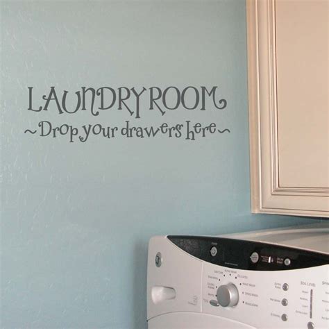 Vinyl Lettering Laundry Wall Art Laundry Room Signs Laundry Mud Room