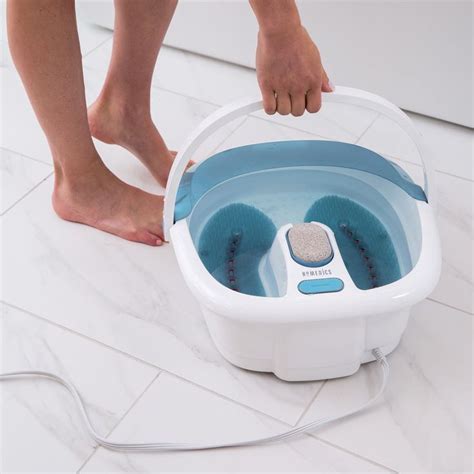 HoMedics Bubble Spa Elite Footbath Bubble Spa Bubbles Pedicure Brush