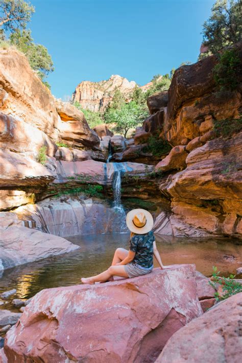 Discover A Gorgeous Waterfall In Zion National Park That's Not On Any ...