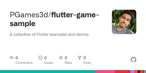 GitHub PGames3d Flutter Game Sample A Collection Of Flutter Examples