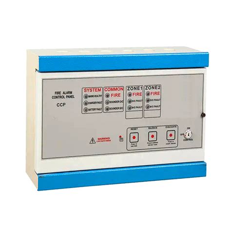 Conventional 2 Zone Fire Alarm Control Panel With Battery – firesouq.com