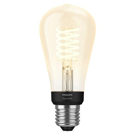 Philips Hue Lampadina A Led White Filament W Bianco Caldo St