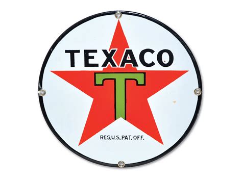 Texaco Star Logo Sign | Auburn Spring 2019 | RM Sotheby's