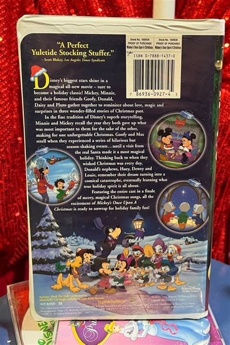 Mickeys Once Upon A Christmas Vhs Nostalchicks