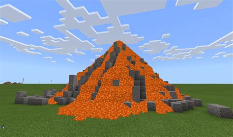 Minecraft Volcano House