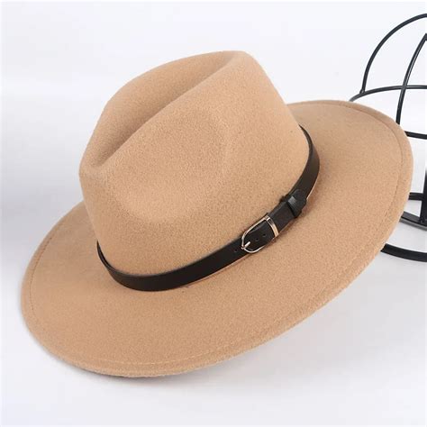 Sombrero Fedora De Ala Ancha Para Hombre Y Mujer Sombrero De Fieltro