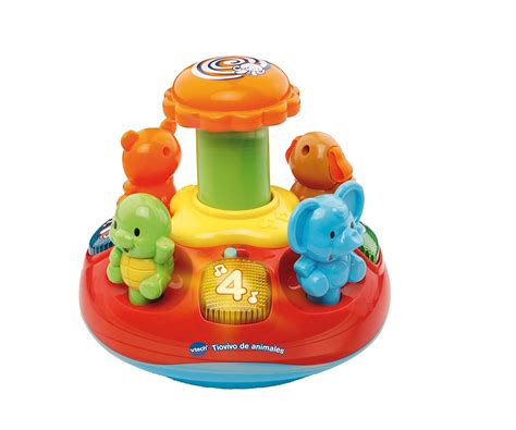 Vtech Baby Animal Merry Go Round Girador Interactive With Voices And