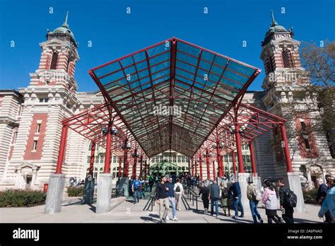 Entrance To Ellis Island National Monument Museum Us National Park